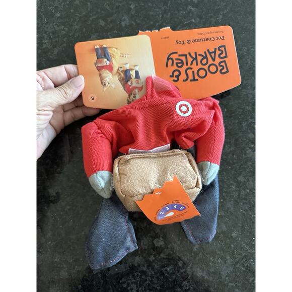 Team Member Jeans Dog and Cat Frontal Costume - Boots & Barkley™ Red Sz S - Picture 4 of 4